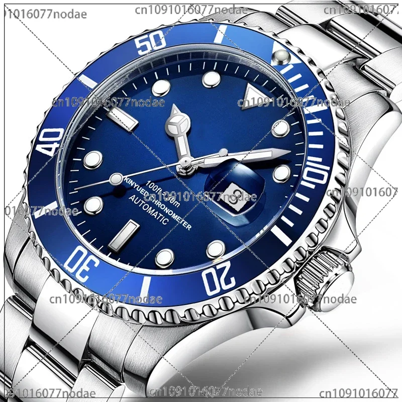 Green Submariner Automatic Mechanical Watch Stainless Steel Men's Mechanical Watch Waterproof Luminous Business Men's Watch