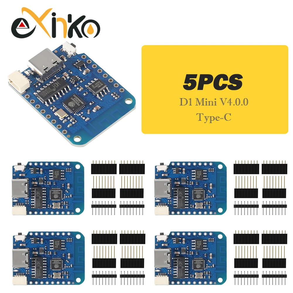 1/5/10PCS WeMos D1 Mini ESP8266 WIFI Internet of Things Development Board Based ESP-8266 D1 Mini V4.0.0 NodeMCU Lua IOT Board