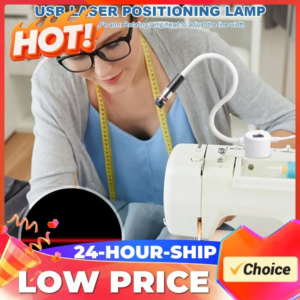 Sewing Vision Guide Magnetic Attachment Hands-Free Precision Magnetic Positioning Quilting Light for Straight Stitching