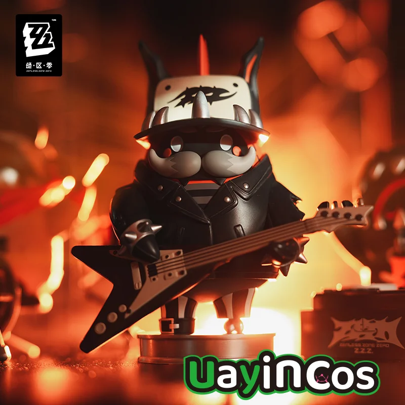 

Official Original Zenless Zone Zero The Bangboo PVC Bass Drum Set Figurine Anime Cute Figure Model Statue Doll Toys For Kids Gi