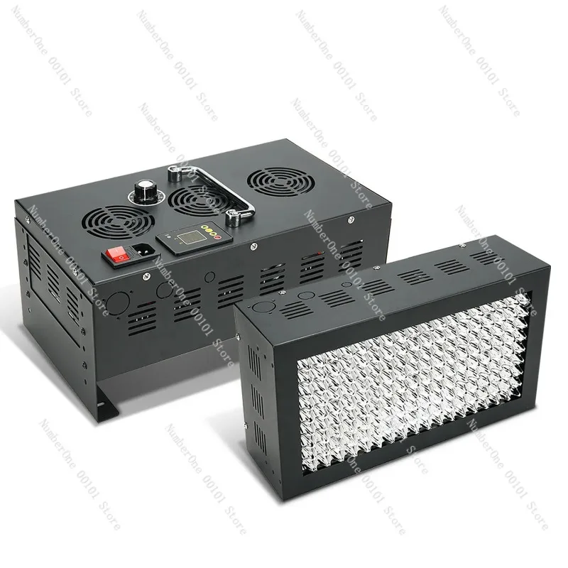 Industrial High Power LED UV Curing Lamp for Conveyor Belt PLC Control Adhesive Green Ink Three Proof Paint Curing