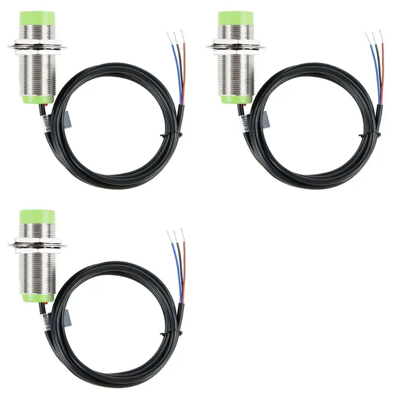 AB34-3X CR30-15DP NPN M30 NO Capacitive Proximity Sensor Detect Non Metal Industrial Monitor