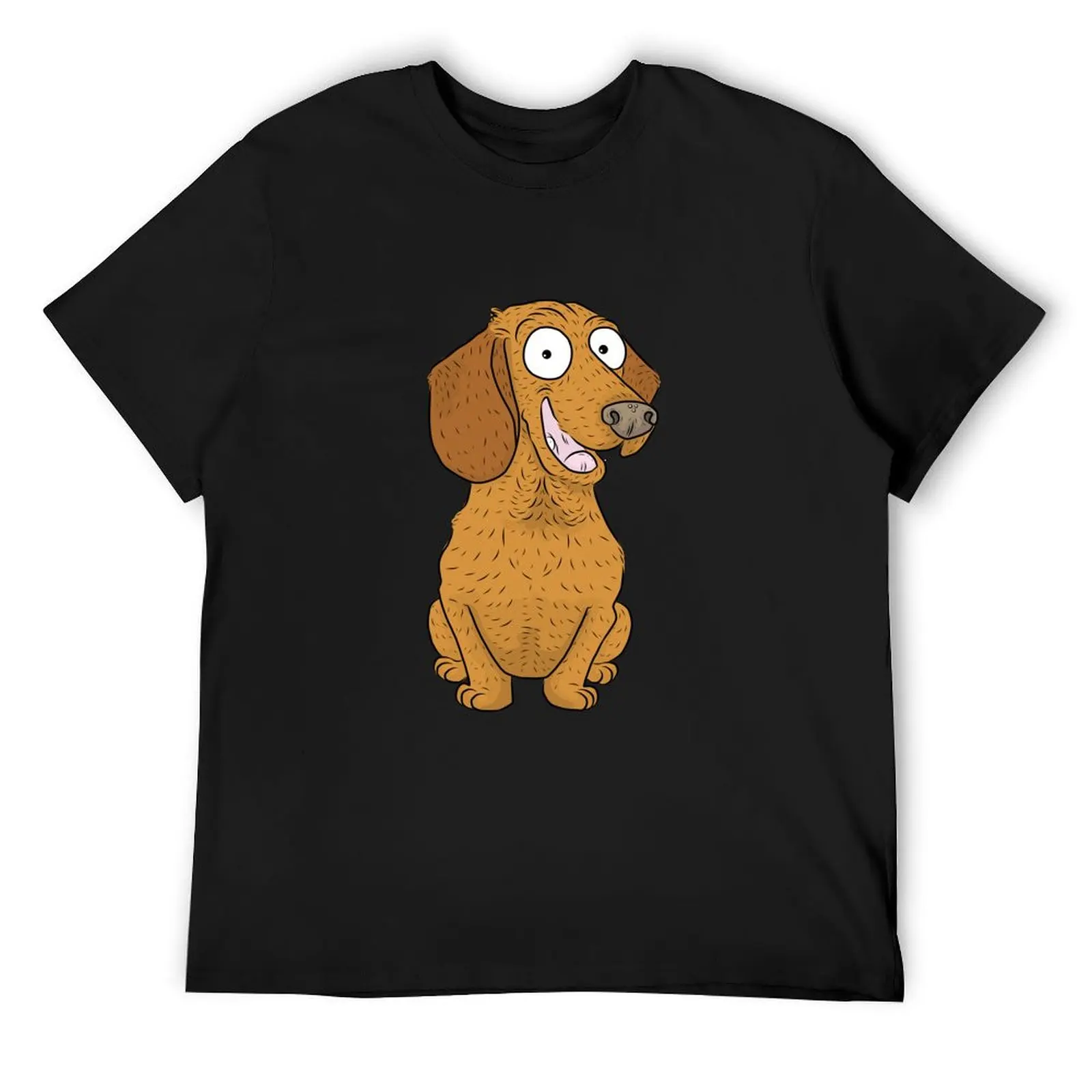 

Dachshund Sausage Dog Cartoon T-Shirt summer top designer shirts anime stuff oversized graphic tee men clothes