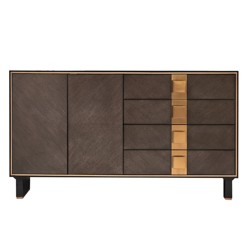 Armário decorativo simples para sala de estar, estilo americano