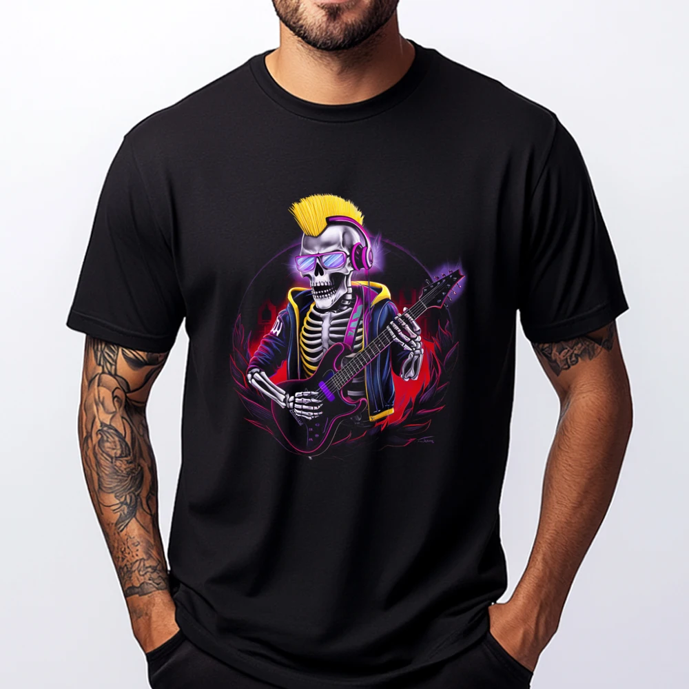 

Satanic Graphic T Shirt Adult Men's T-Shirts 100% Cotton Breathable Camisetas De Hombre Printed Luxury Clothing