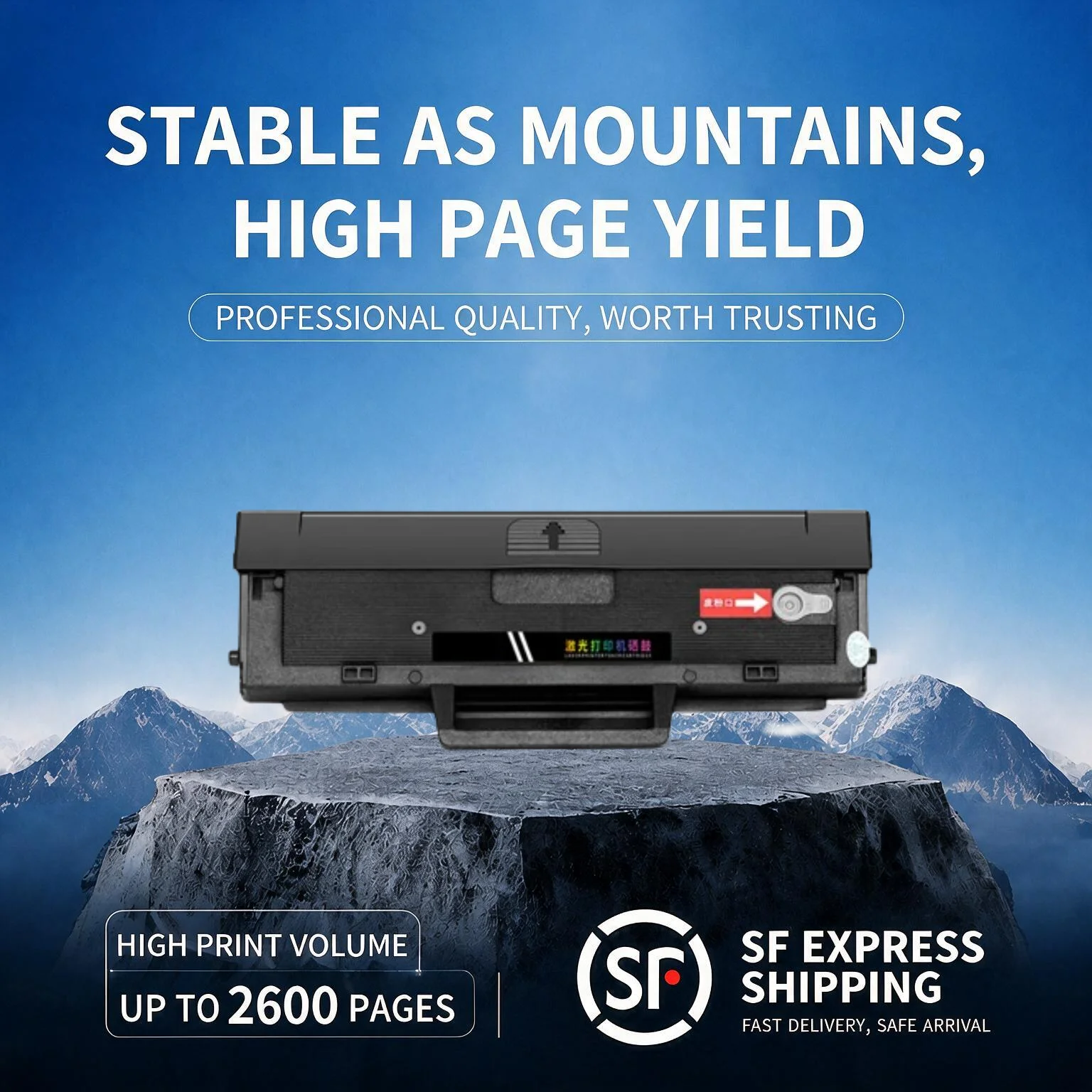 Fast & Free Shipping – With Chip Toner Cartridge For HP Laser 107a 107r 107w MFP 135a 135r 135w 137fnw 136NW 110A 106A 107A 105A