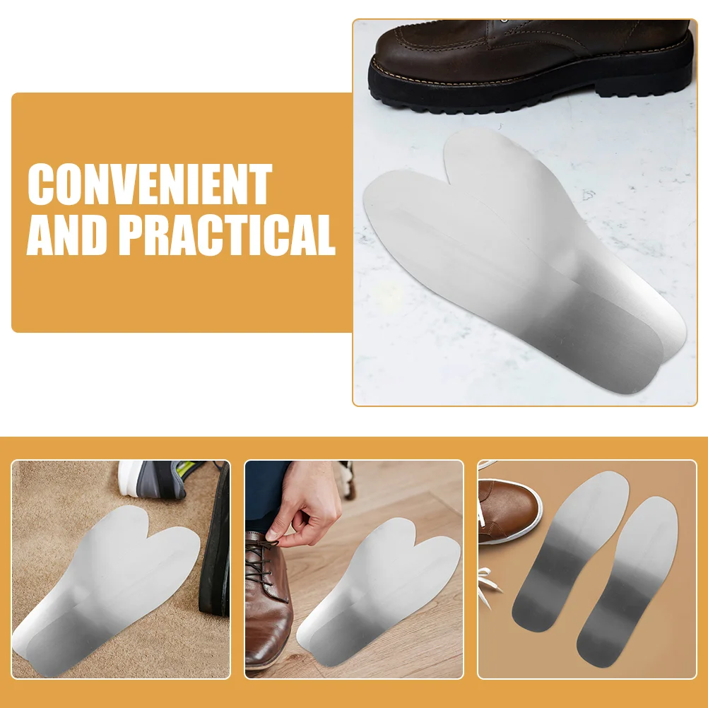 Anti-nail Insoles Replaceable Shoe Stainless Steel for Men Female Replacement Shoes Supplies Inserts