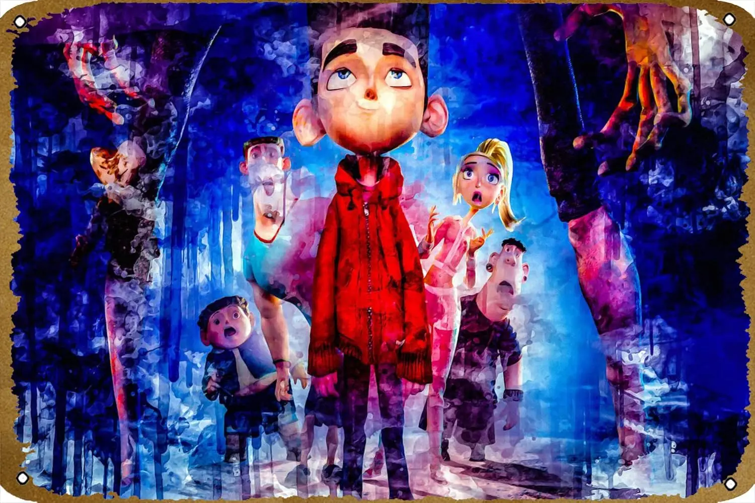 Paranorman Movie Poster Retro Metal Tin Sign 8x12 inch Wall Decor Gifts for Home,Bars,Restaurants,Cafes,Store