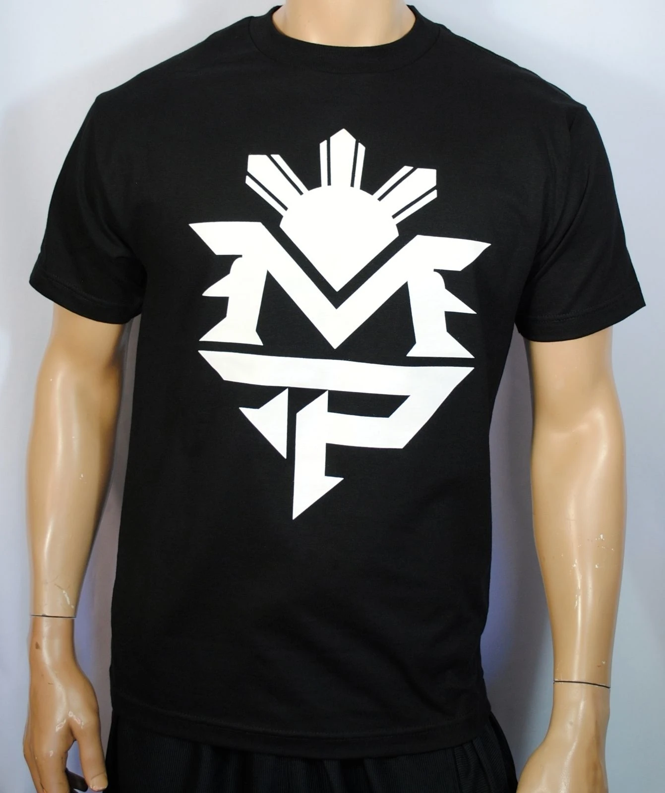 Новое поступление, тренировочная футболка Manny Pacquiao, футболка для денег, боксерская Мужская Черная МП, подарок, искусственная кожа, Новое поступление