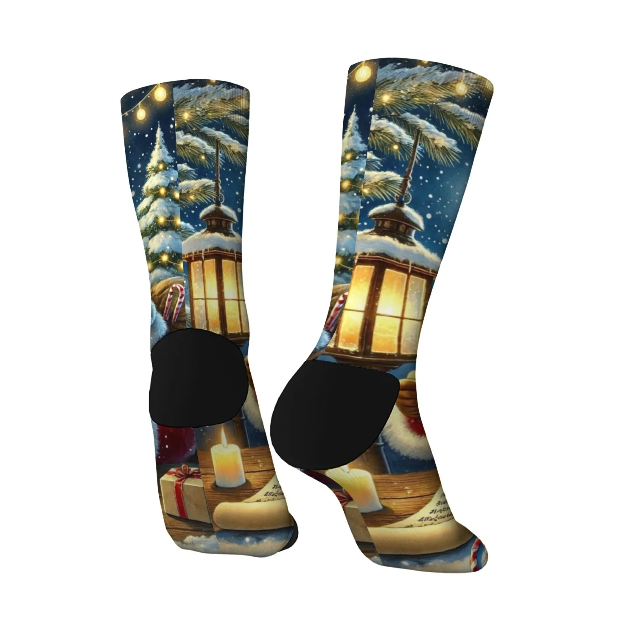 جولي سانتا الجدة الرجال الجوارب الرجعية موضة جوارب رياضية غير رسمية مريحة الدافئة الشارع الهيب هوب جوارب بأشكال مضحكة هدية الكريسماس #3