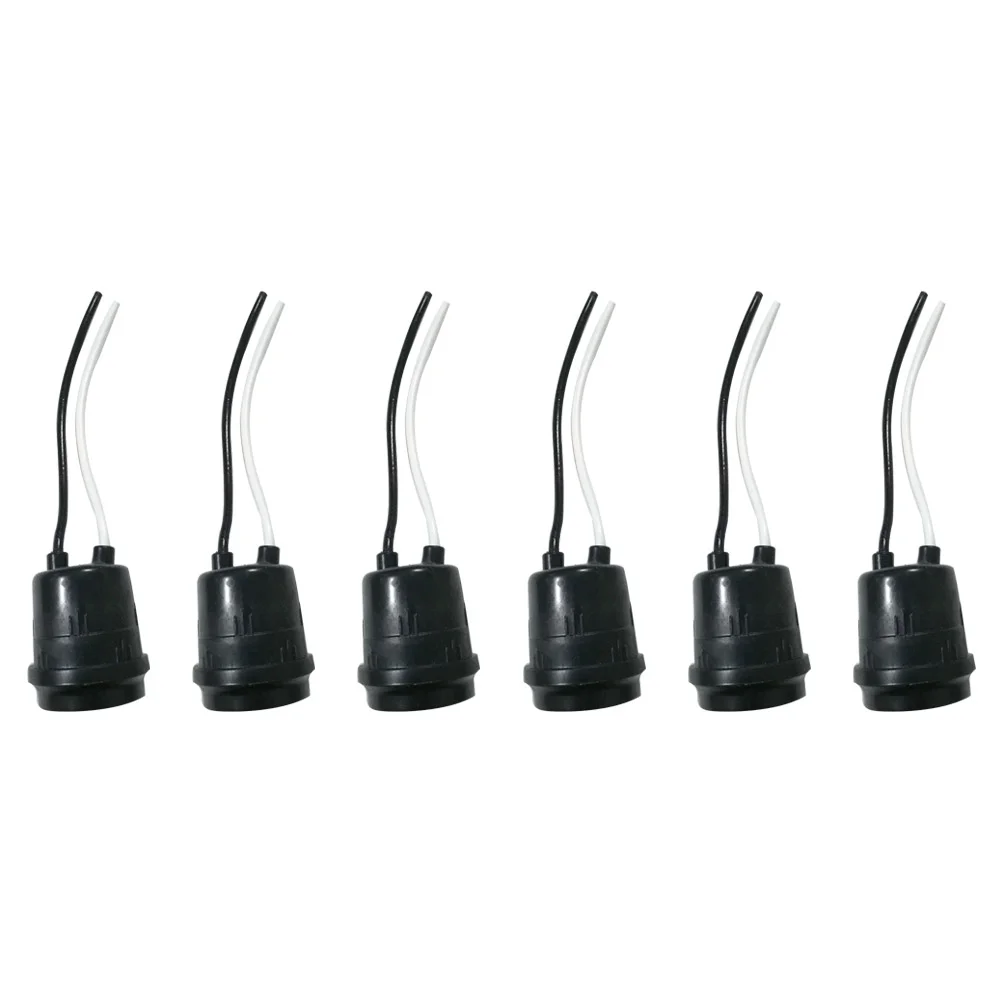 

6 Pcs E Screw-type Bulb E27 Ceiling Light Base Decorate Retro Bakelite Lamp Holder