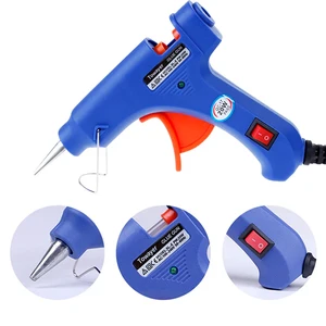 20W Hot Glue Pistol with glue stick, 7mm * 100mm, mini electric pistol, temperature heater, melted graft repair tool, heat temperature tool 12 Main Sales Pistol Hot Glue - №5