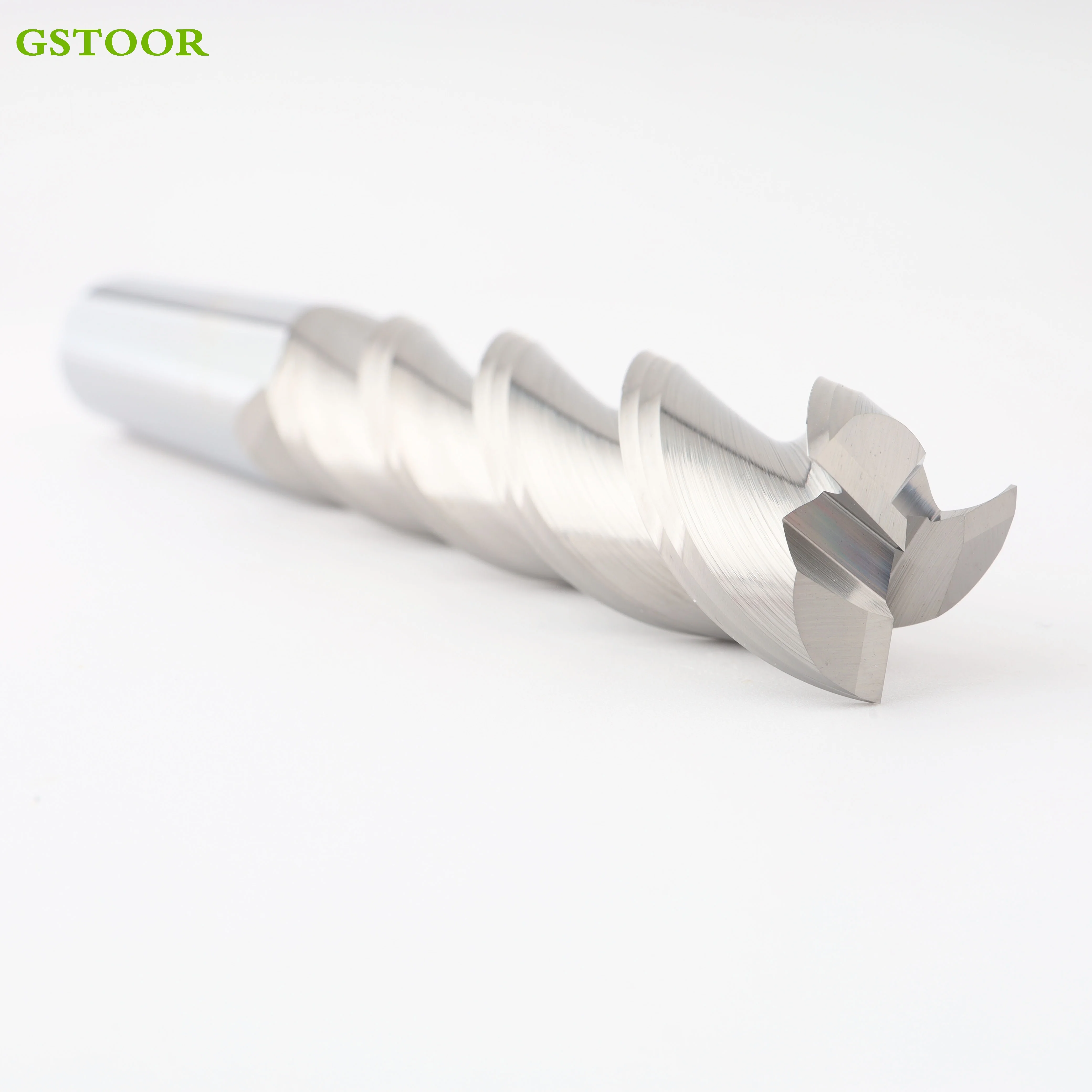 Fresatura HRC55 3 Lama in acciaio al tungsteno per fresa in lega di alluminio CNC Maching fondo piatto sgrossatura frese strumenti