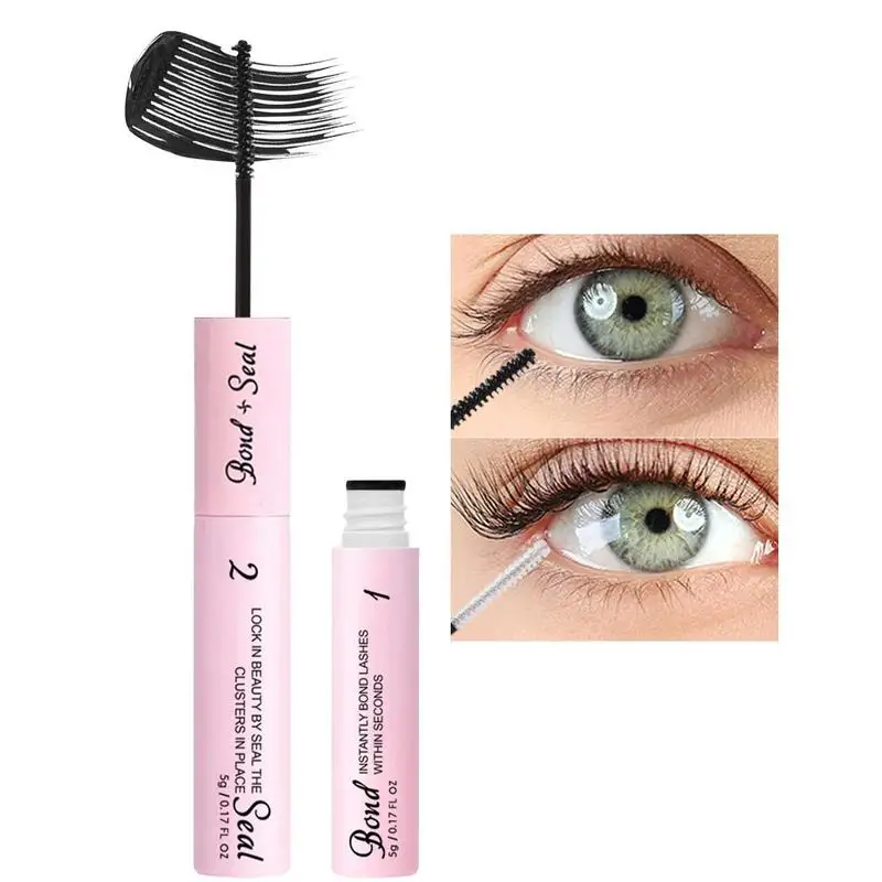 1pcs Quick Drying Eyelash Bond And Seal Fast Drying Lash Glue And Sealer Waterproof Strong Hold Cluster Lash Glue Bond And Seal