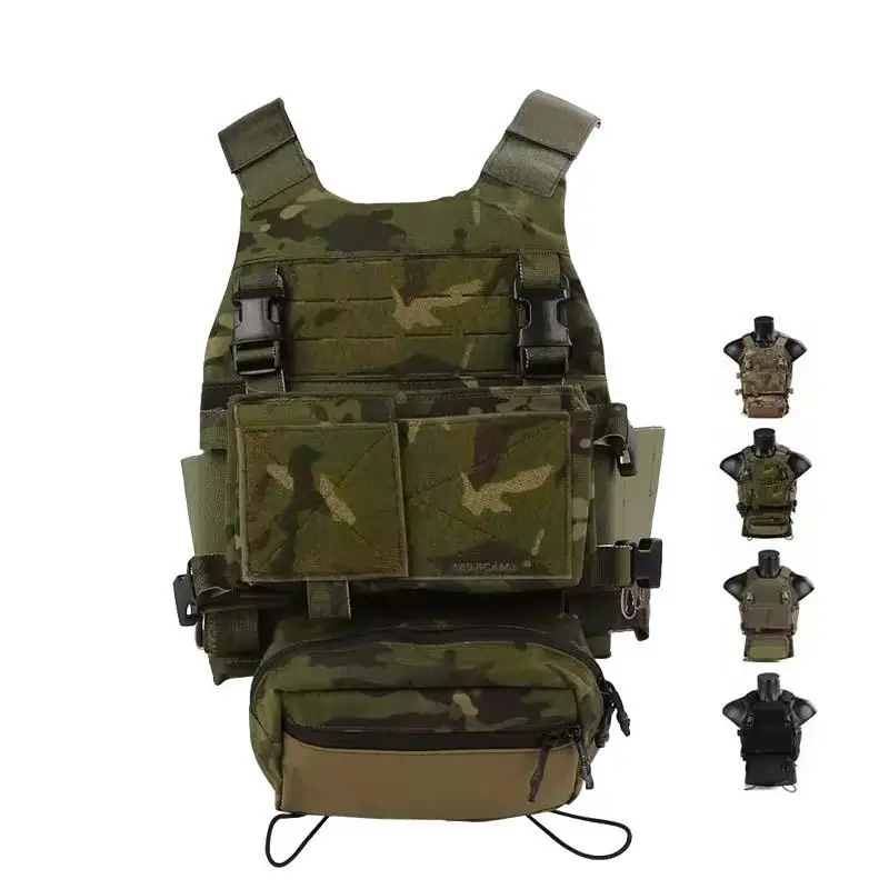 Emersongear SS Style Combat Vest Tactical Airsoft Molle Military Vest Adjustable Lightweight suitable for Beginners EM7407