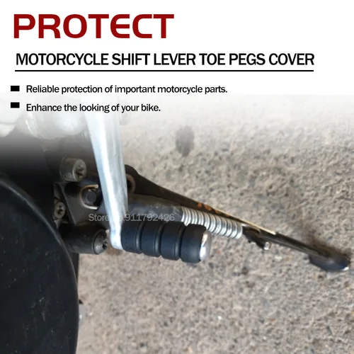 Imagen 2 del producto Para BMW R1200R R1200RS R1200RT R1200ST F800R F800GT R nueve T R9T 2014-2018 palanca de cambios de Pedal de motocicleta cubierta de clavijas de pie
