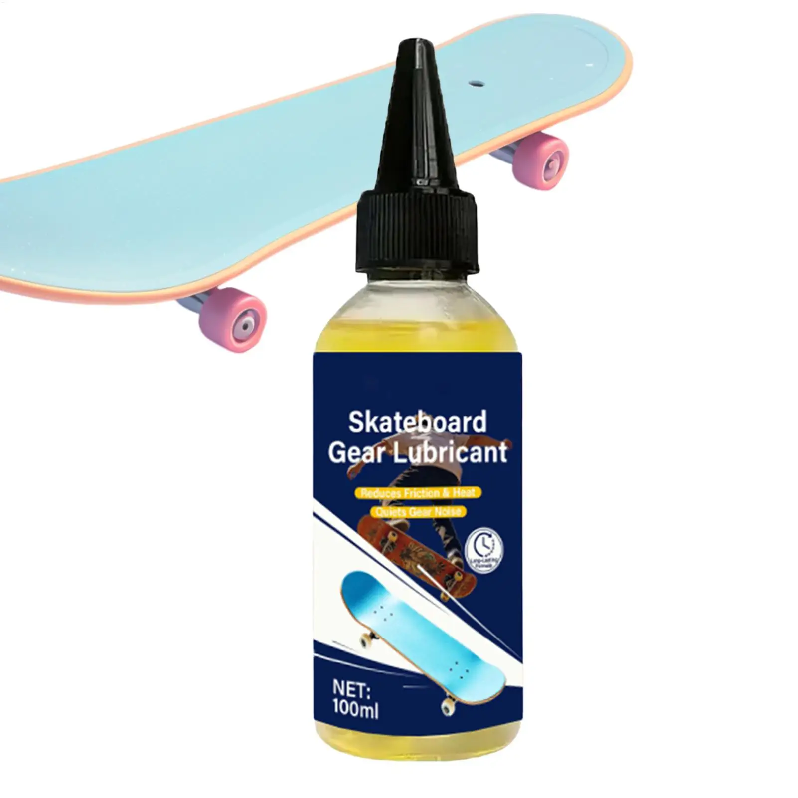 

Skateboard Bearing Lubrication 100ml Lubricating Smooth Portable Lubrication Smooth Skateboard Bearing Oil for Roller Skates