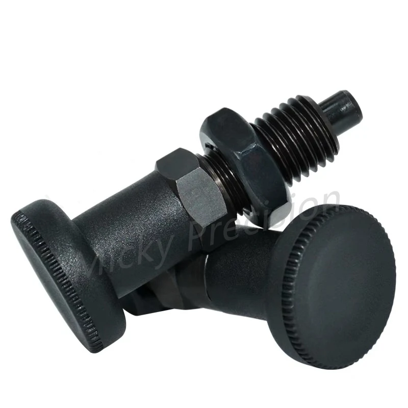Index Plunger  Stainless steel 304 Pull Ring and Lock Nut Screw Index plungers with Ring and Lock Pin M10 M12 M16 M20