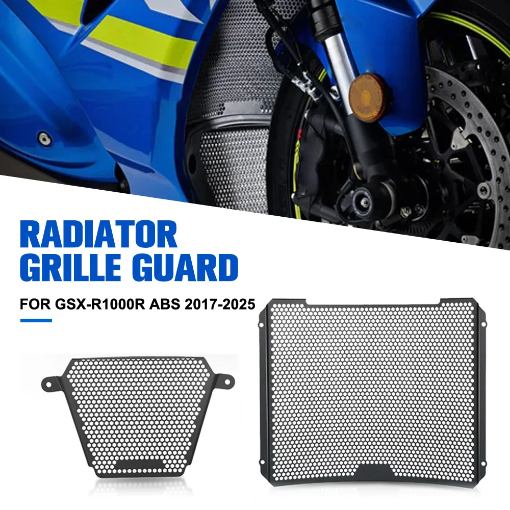 

Oil Cooler Guard Radiator Grille Cover Protection For Suzuki GSX-R1000R ABS 2017-2018-2019-2020-2021-2025 Motorcycle Accessories