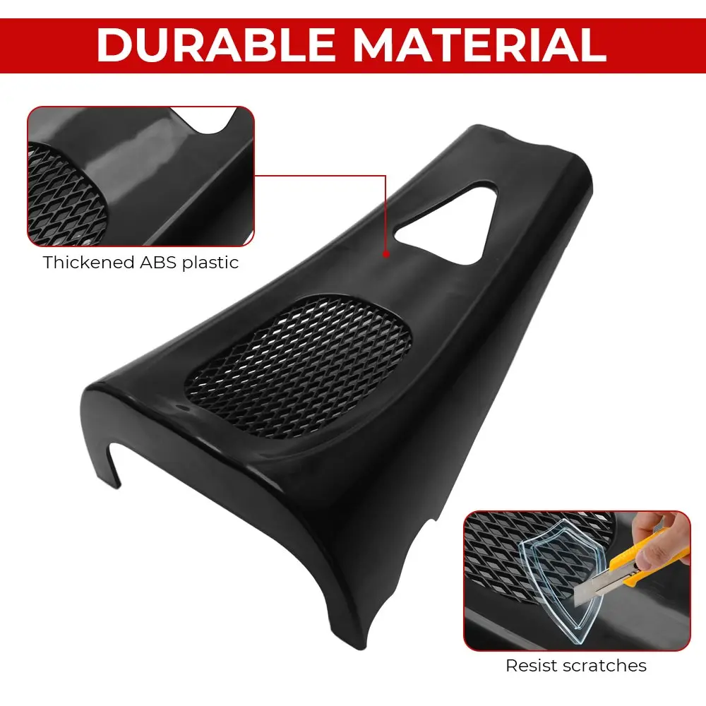 Stretched Chin Spoiler ABS Plastic 1PCS Motorcycle Accessory Fit For HARLEY DAVIDSON  Road Glide Special FLTRXS 2017-2023 Black