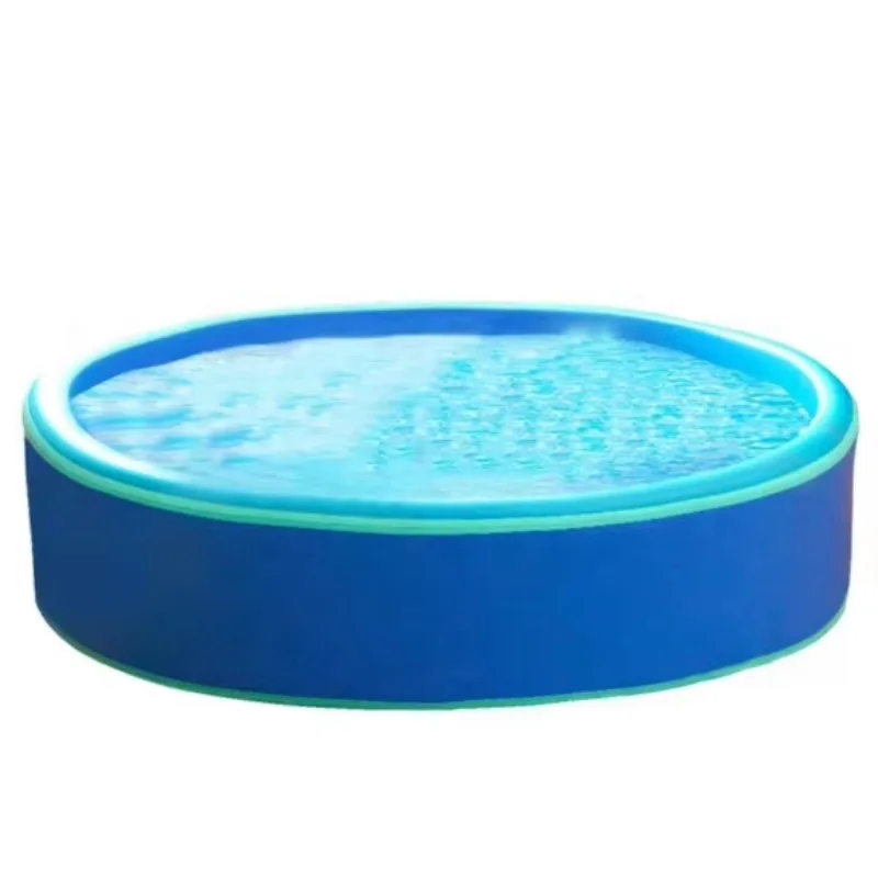 Outdoor Drop Stitch Strong Hard Large Size Blue Pool Kids Swimming Square Inflatable Pool