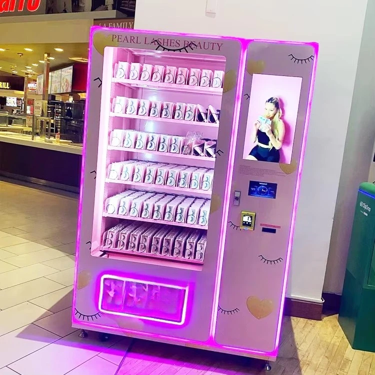 

Cosmetics Pink Eyelashes Vending Machines Beauty Small Business Shopping Malls