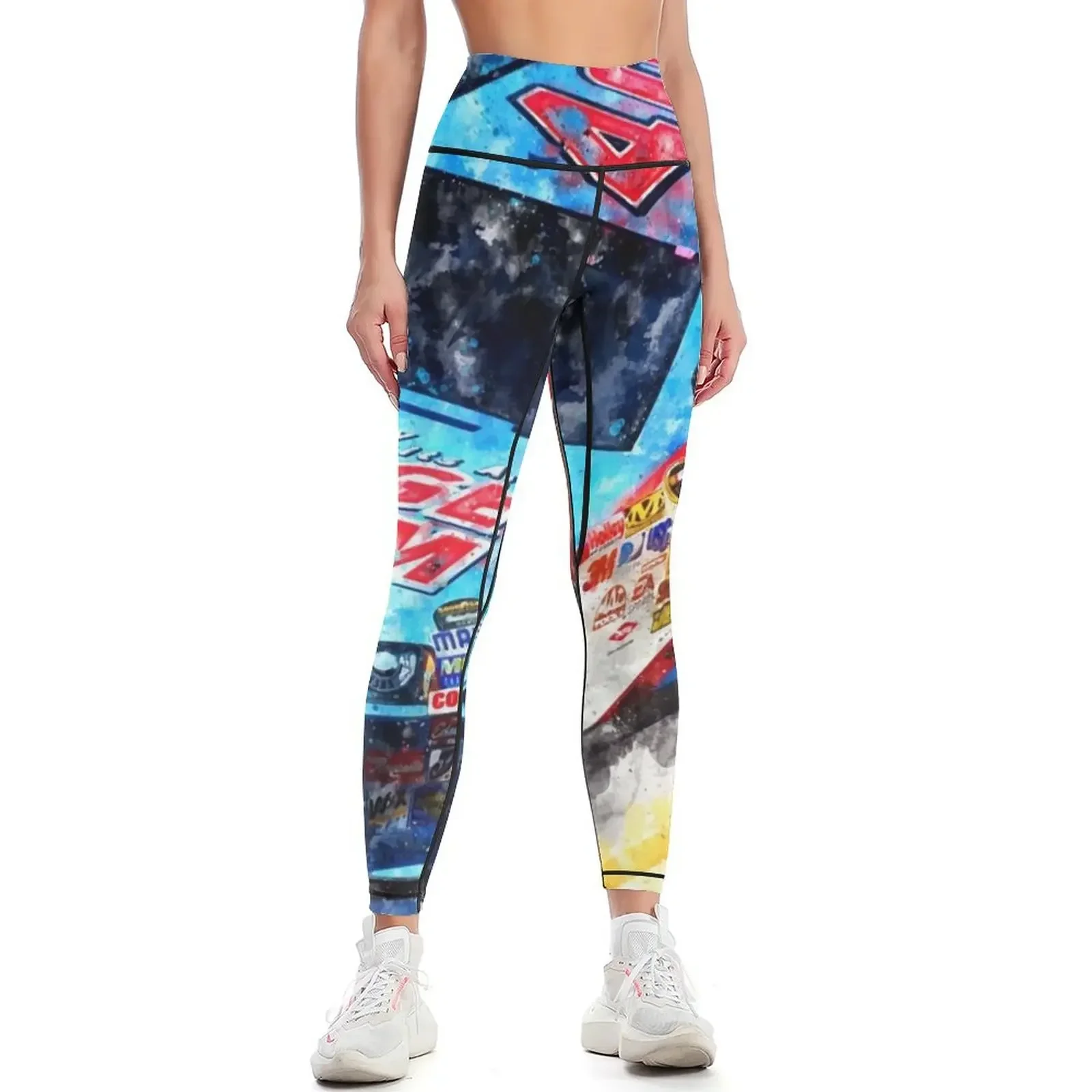 

Dario Franchitti Sprint Cup 2008 Leggings gym clothing sports for push up Women sportwear jogging pants Womens Leggings