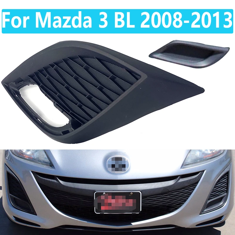 Front Fog Lamp Assembly Decorative Horse Grille Frame Fog Lamp Frame Cover For Mazda 3M3 Star Gallop 2008-2013