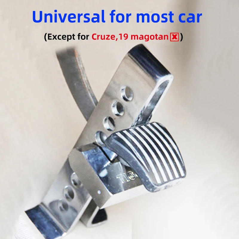 Universal Car Brake Clutch Pedal Lock Stainless Steel Isolator Throttle Accelerator Security Products Interior Auto Accessories