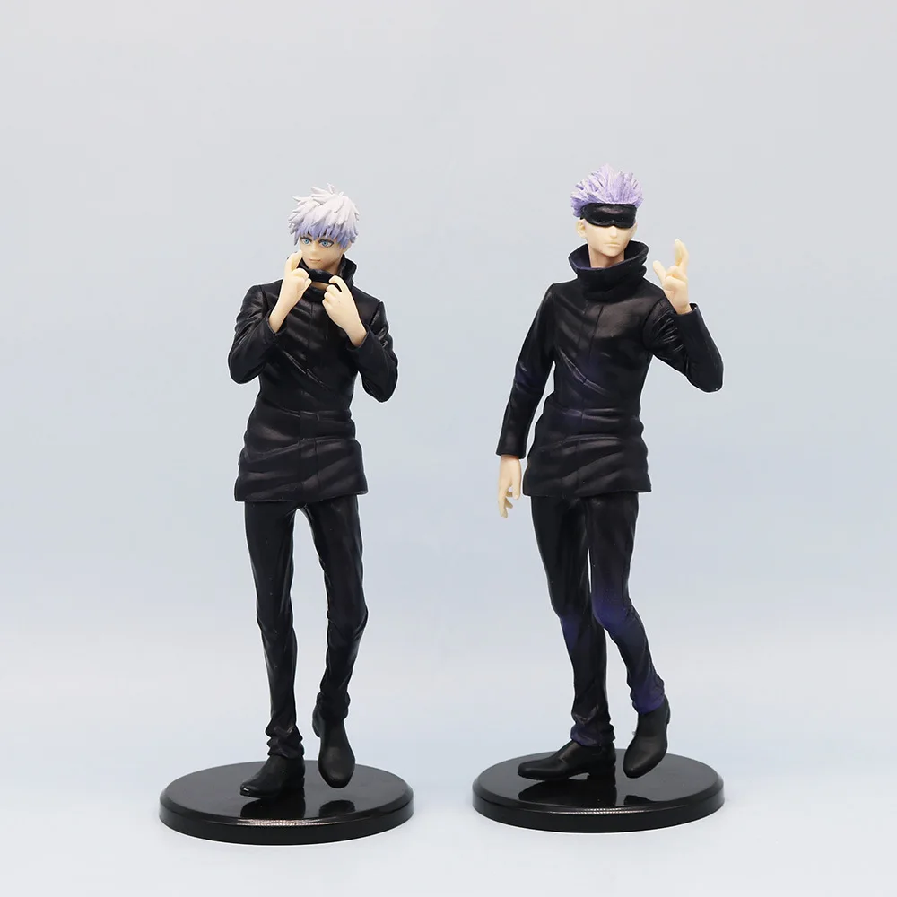 

Anime Game Jujutsu Kaisen Satoru Gojo Cosplay Xmas Gift Prototype Standing Posture Car Model Desktop Ornaments Mascot