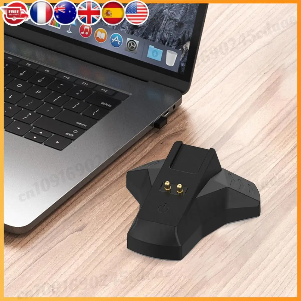 محطة شحن الماوس مع كابل شحن قاعدة الماوس ومؤشر حالة الشحن لـ Razer Viper/Basilisk