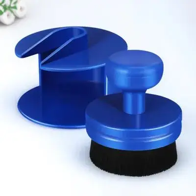 

Nylon Tire Shine Applicator Brush Car Detailing Wheel Cleaning Oil Brush Detachable Head Storage Stand Multi-functional