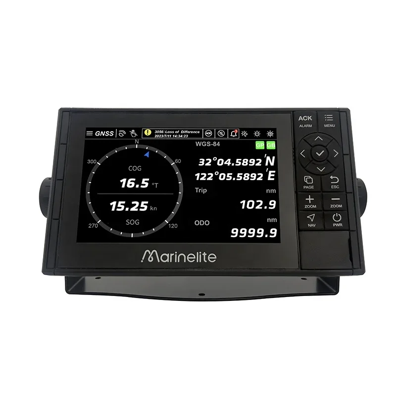 

7 Inch Touch Screen Nautical Gps Maritime Boat Gps System Marine Gps Navigator All In One Dash