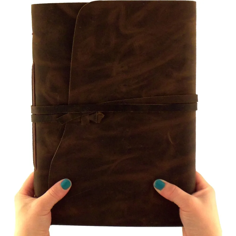 

Large Photo Album - Scrapbook Style Pages, Gift Box Included - Holds 200 4x6 or 5x7 Photo Albums