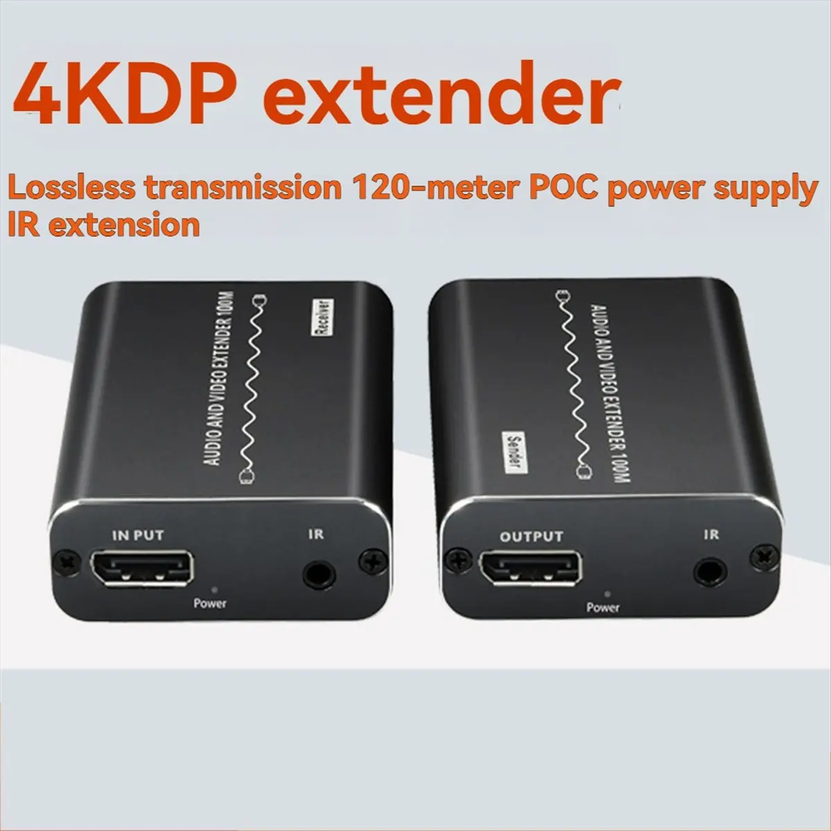 Punctual- 4K DP Extender 120KM Audio Video Transmission IR Infrared Extension DP1.4 for Computer Screen Image Transmission
