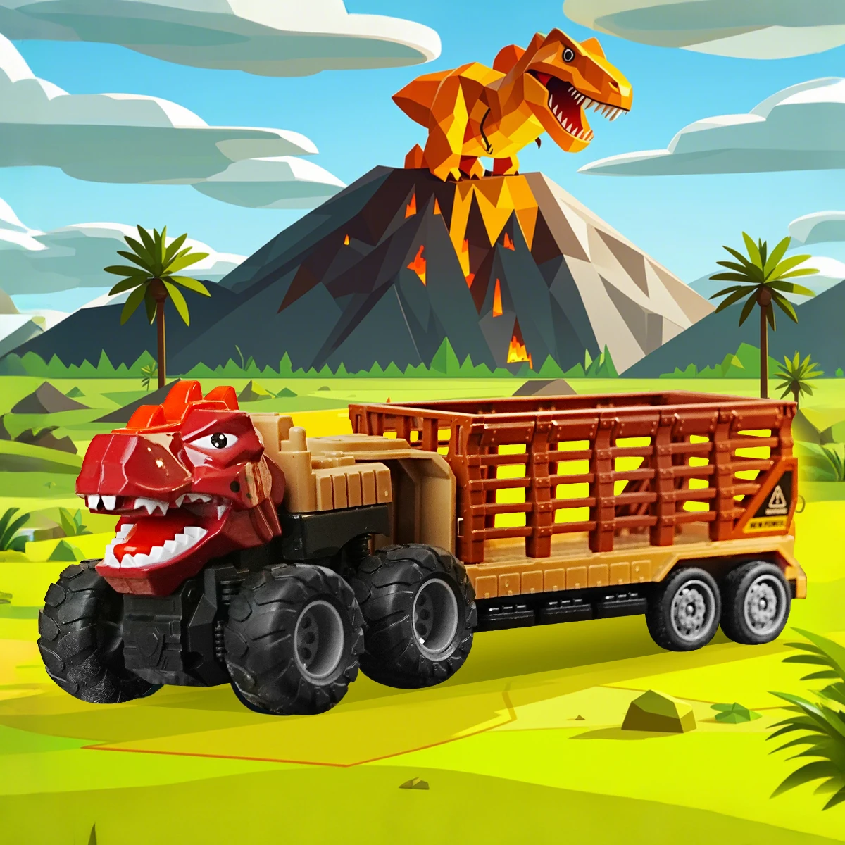 

Трактор с динозавром, игрушечный контейнер, набор моделей грузовика, маленький автомобиль, легкосплавный автомобиль, детское раннее образование для мальчиков и девочек