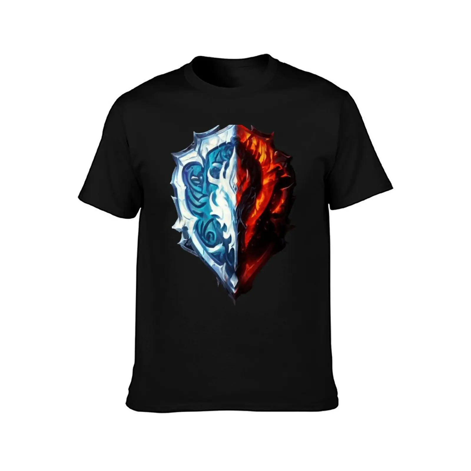 7622 Combined Alliance-Horde logo from the game World of warcraft - WoW- T-Shirt Man t-shirt tshirts for men