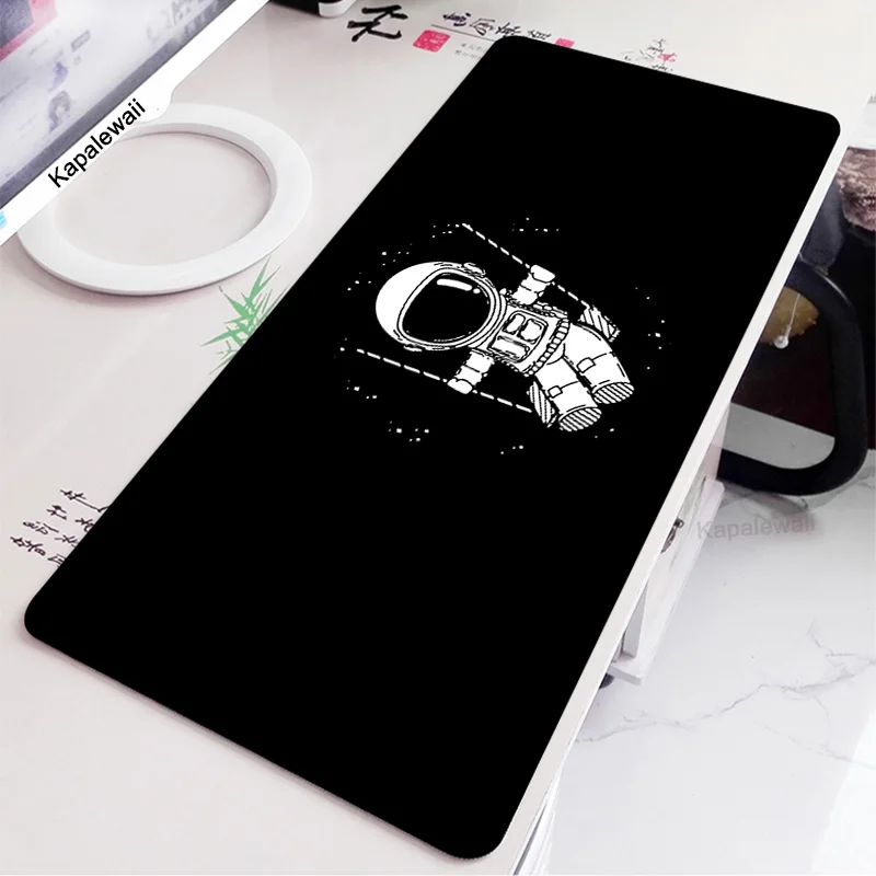 

Astronaut Printing Black 90X40 Cool Computer Gaming Mouse Pad XXL Large Rubber Mousepad Laptop Run Notebook Keyboard Mat for LOL