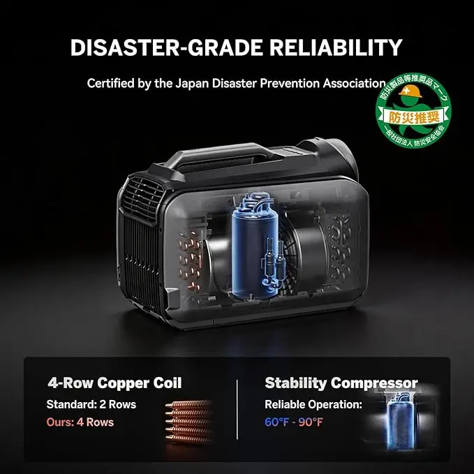 S2 Pro Heating&Cooling Inverter Mobile Air Conditioner Portable Outdoor Camping Car Tent Cooling & Heating Integrated - view 4