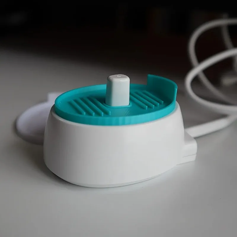 2pcs Electric Toothbrush Charging Base Protective Mat for Draining Water Keep The Charging Base Free from Dirt And Residue