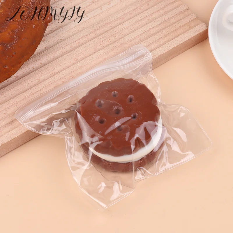 1PC Kids Toy Gifts Novelty Chocolate Sandwich Biscuits Pinched Water Mochi Taba   Sense Of Stress Relief Prop