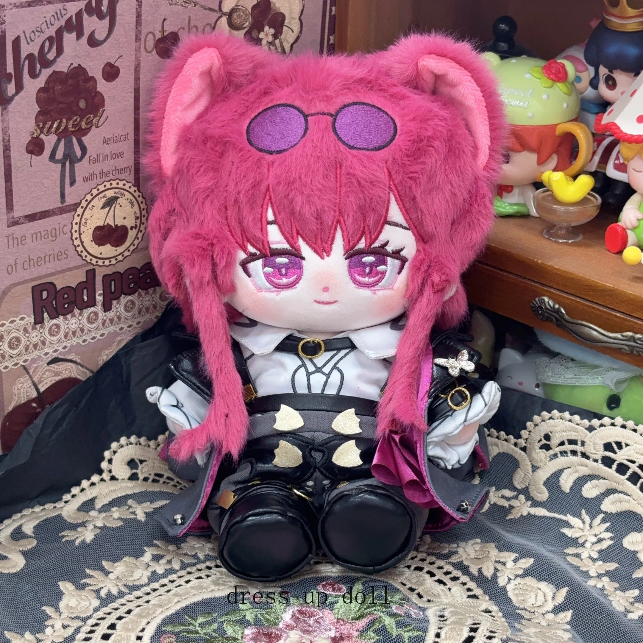 

20CM Anime Honkai: Star Rail Kafka Kawaii Girl Plush Stuffed Doll Body With Costume Plushie Figure Toys Pillow Cosplay Dress Up