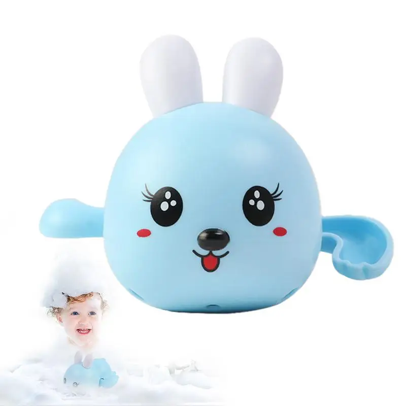 

Kids Bathroom Toys For Water Clockwork Cute Bunny Bathtub Toy Animal Swimming Pool Interactive Toys Develop Good Bathing Habits