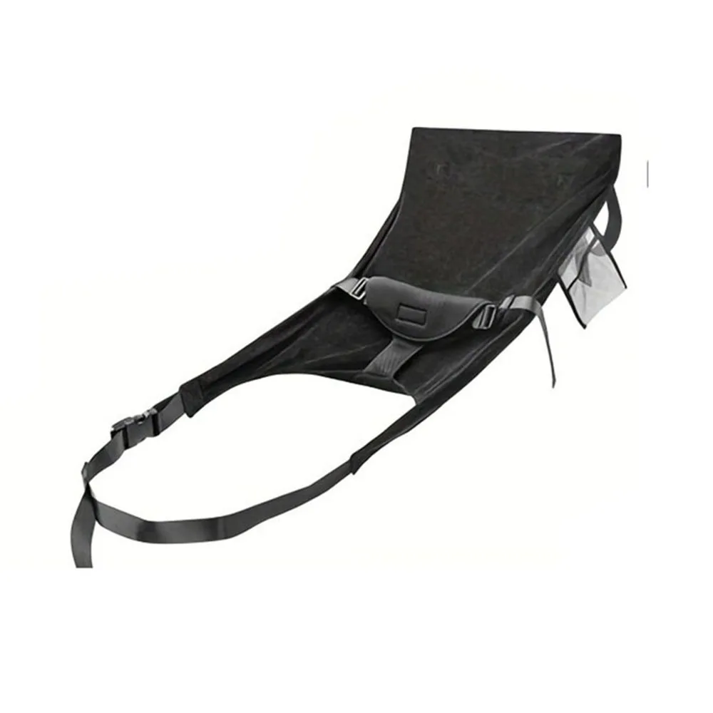 Breathable Airplane Seat Extender Comfort Design with Side Pocket Toddler Airplane Bed Foldable Portable Travel Foot Hammock