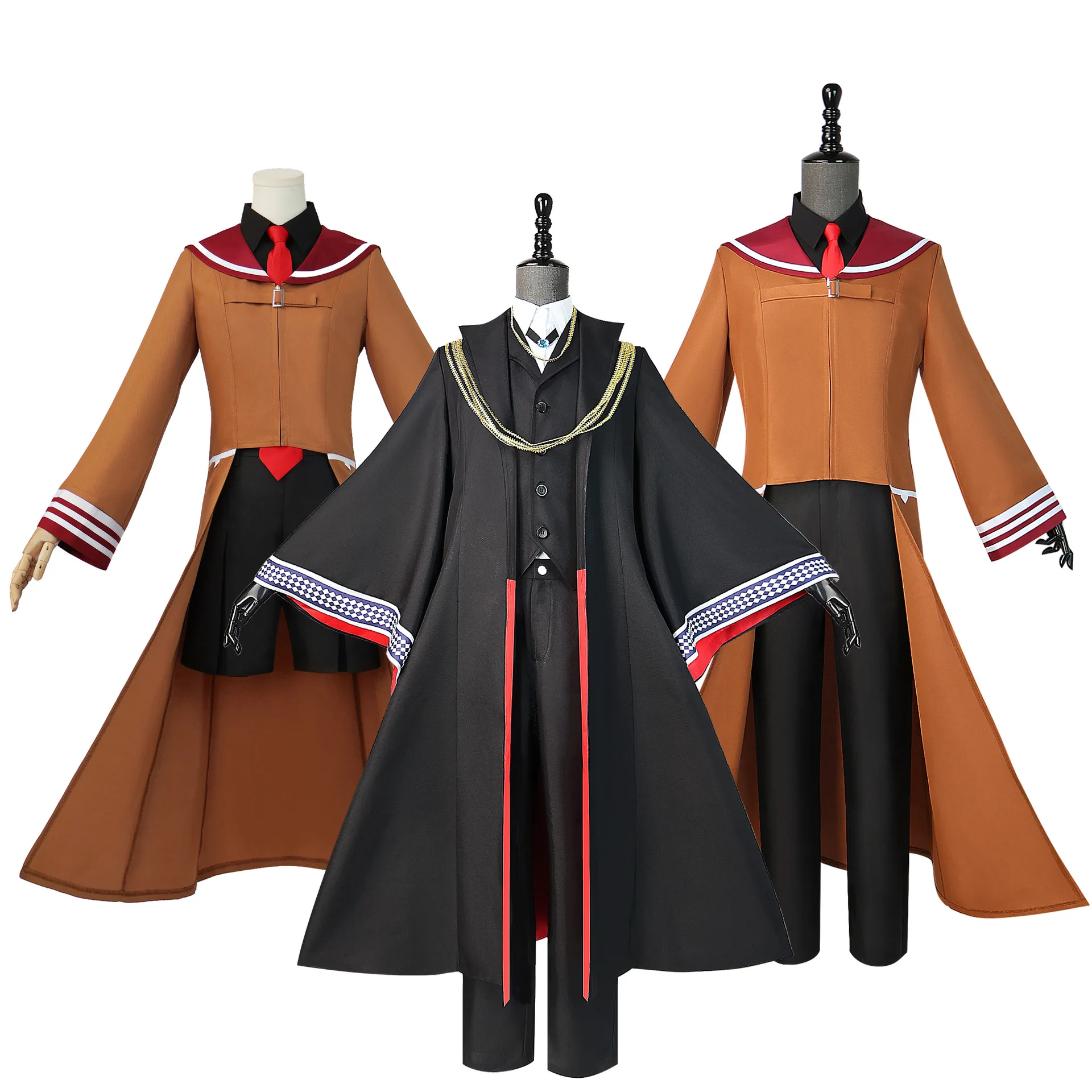 

Anime The Ancient Magus Bride Chise Hatori Cosplay Costume Wig School Uniform Necklace April Atwood Rickenbacker Halloween Party