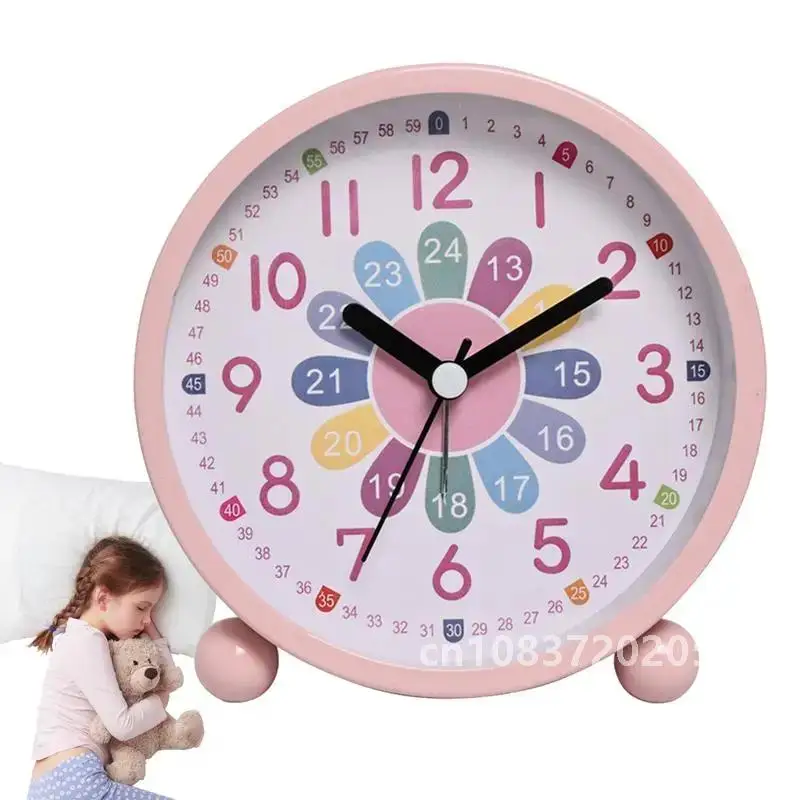 

Learning Kids Analog Alarm Clock For Children Time Learning Room Wall Decor Alarm Clock For Kids Teenagers Boys Girls