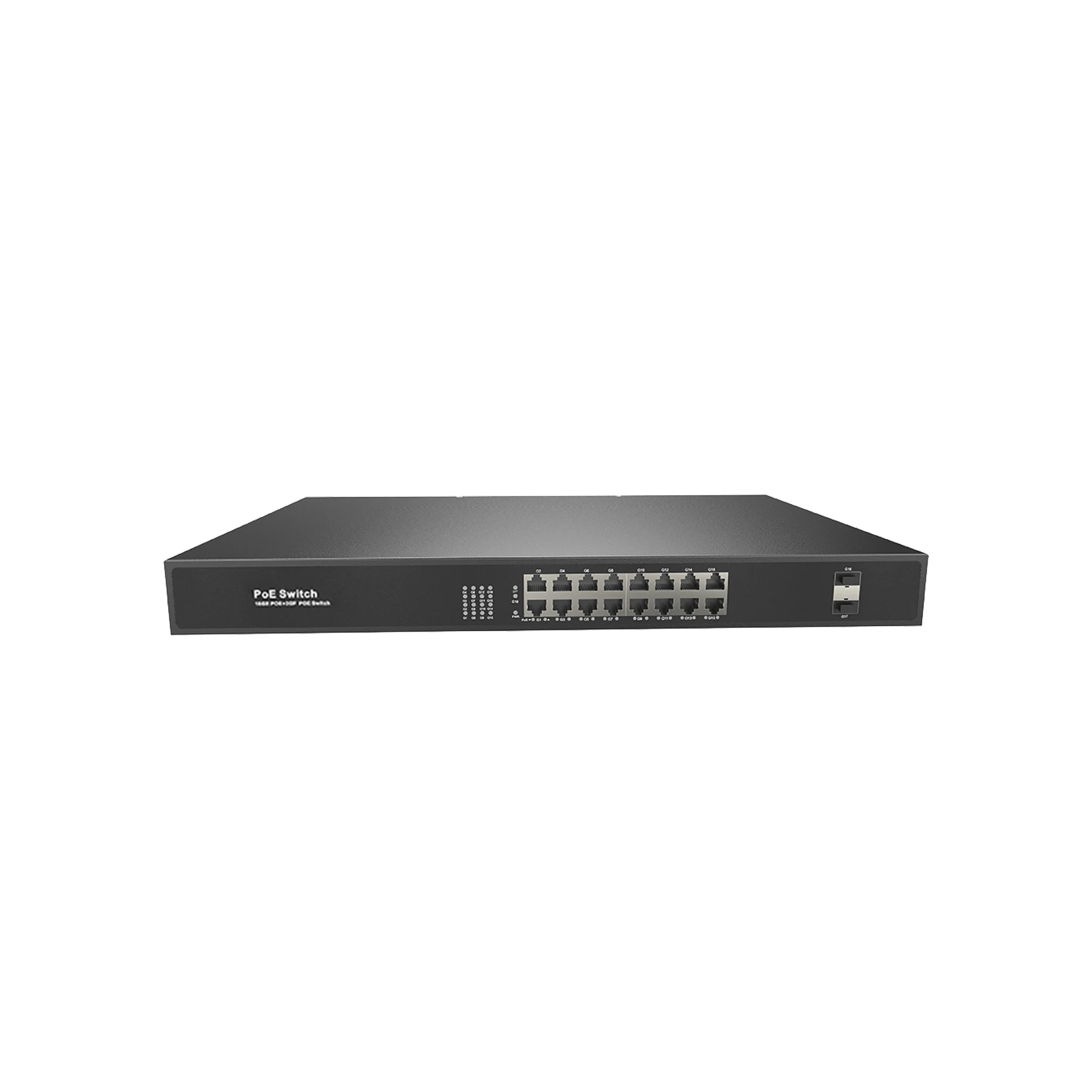 M High Power 16 Poe Ports Gigabit Ethernet Network Switch High-Speed Data Access Switches