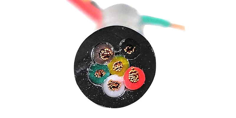 RVV-Elektrokabel, 2 Meter, 2/3/4/5/6/7/8 Kerne, 26/24/22/20/18 AWG, Steuersignaldraht, Kupferisoliertes, ummanteltes PVC-Kabel – Detail 4