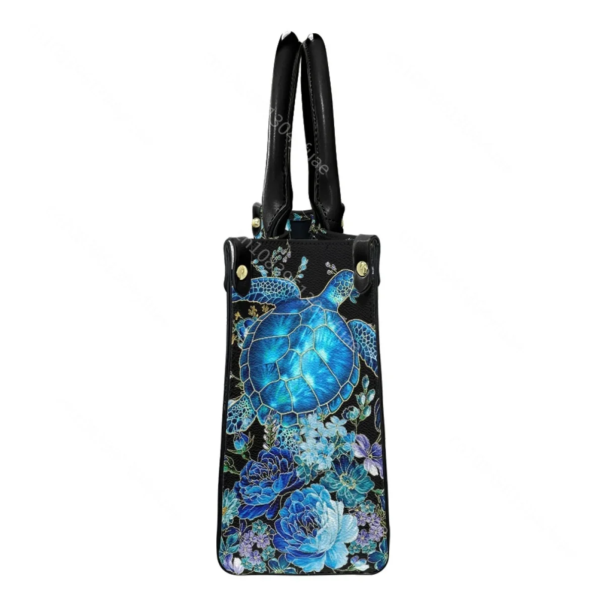 Borsa da donna Vintage Casual Tote Top-Handle Blue Hawaiian Sea Turtle Messenger Bags borsa a tracolla portafoglio in pelle Bols