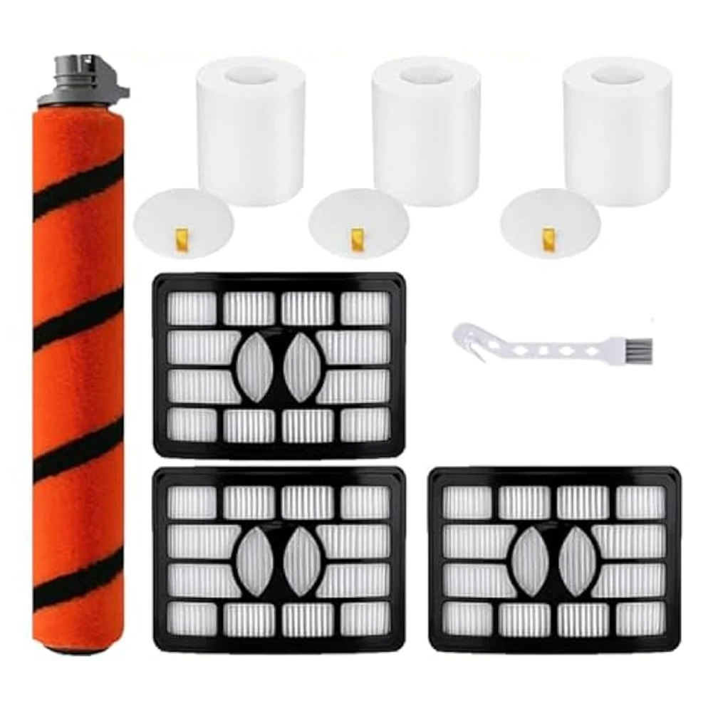 A84X-For Shark Rotator Pro Duoclean Lift-Away ZU780 ZU782 ZU785 Vacuum 1 Brushroll 3 Post-Motor Filter 3 Foam&Felt Filters